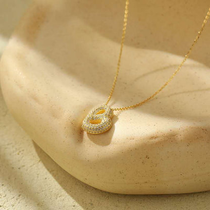 Initial Diamond Necklaces