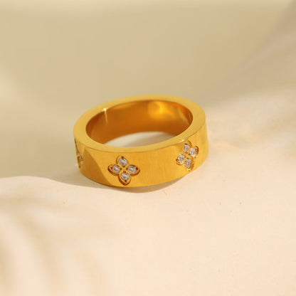 Golden Blossom Ring