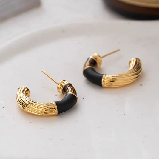 Eclipse Hoop Earrings