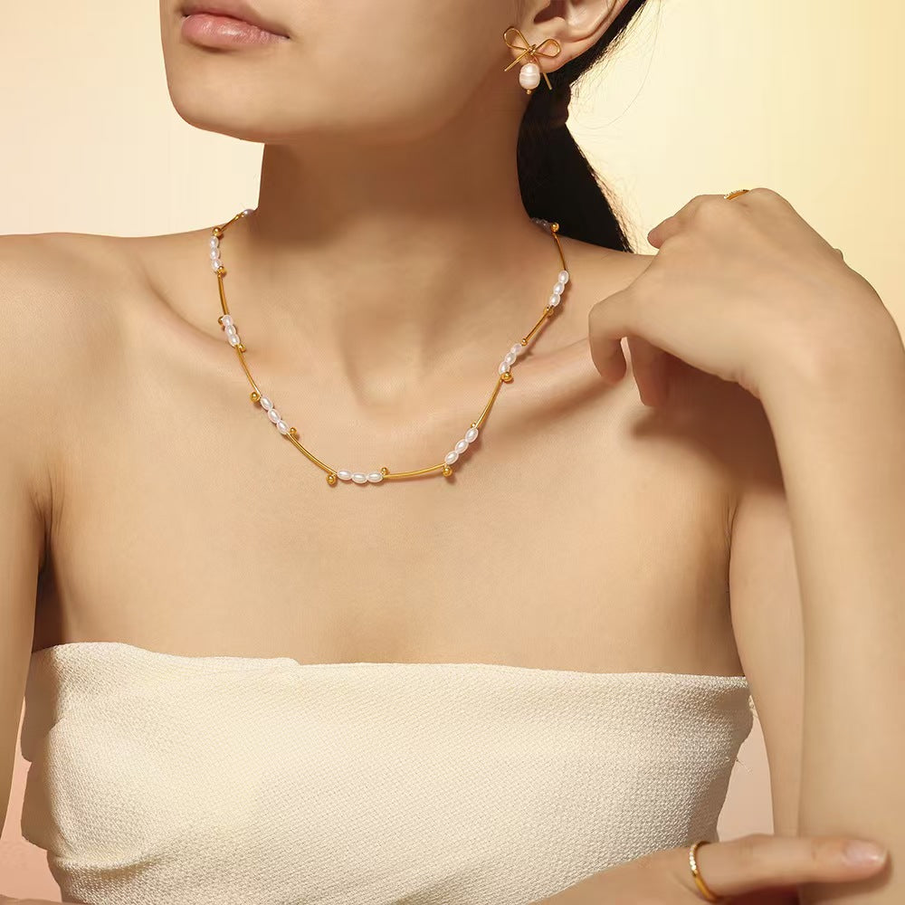 Collier de vigne en perles