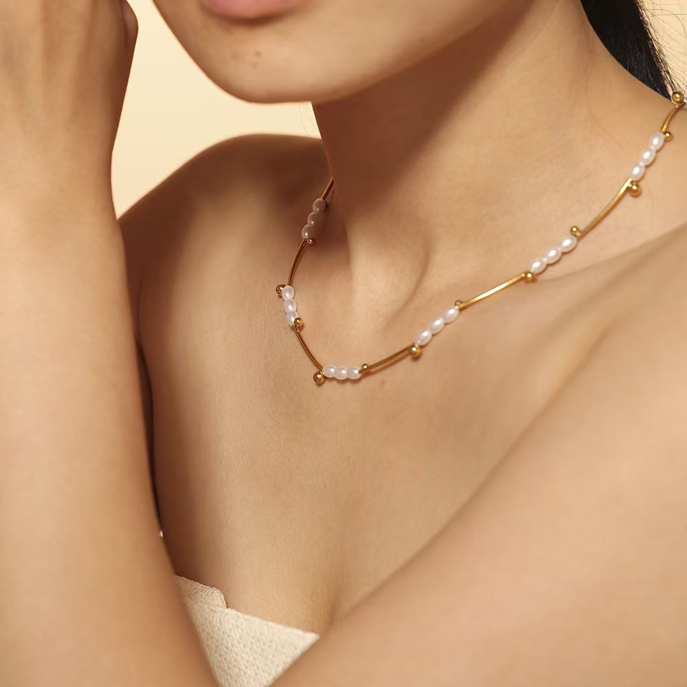 Collier de vigne en perles