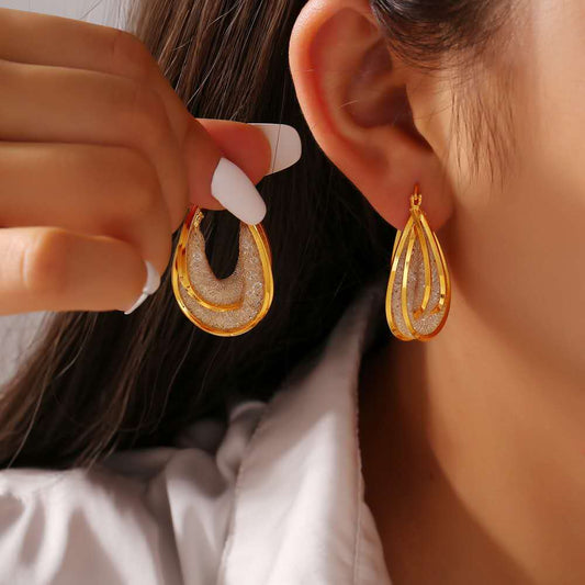 Cascade Curve Earrings