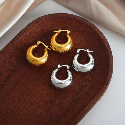 Dome Curve Earrings