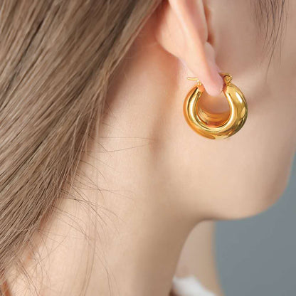 Dome Curve Earrings