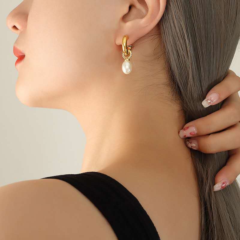 Halo Drop Earrings