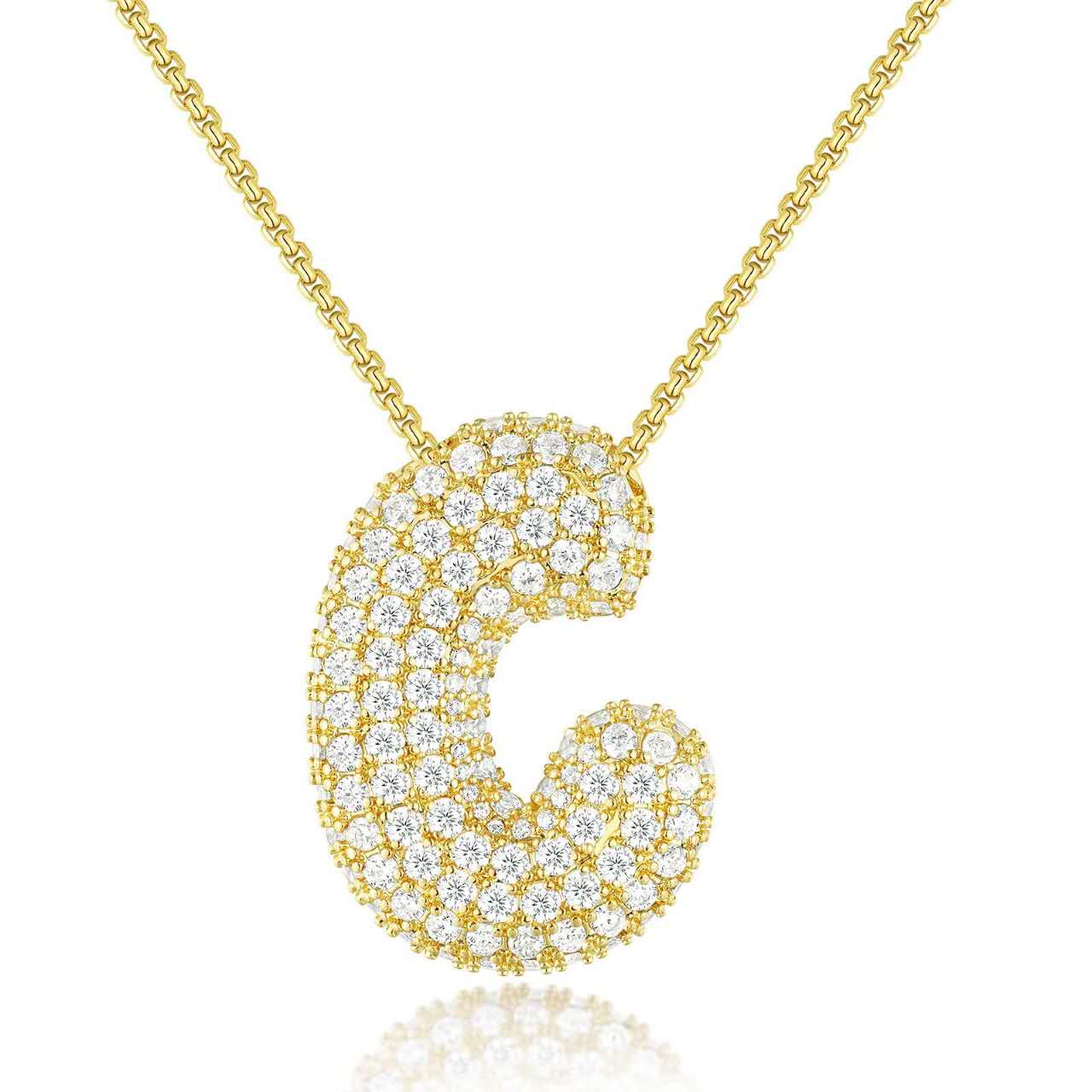 Initial Diamond Necklace II