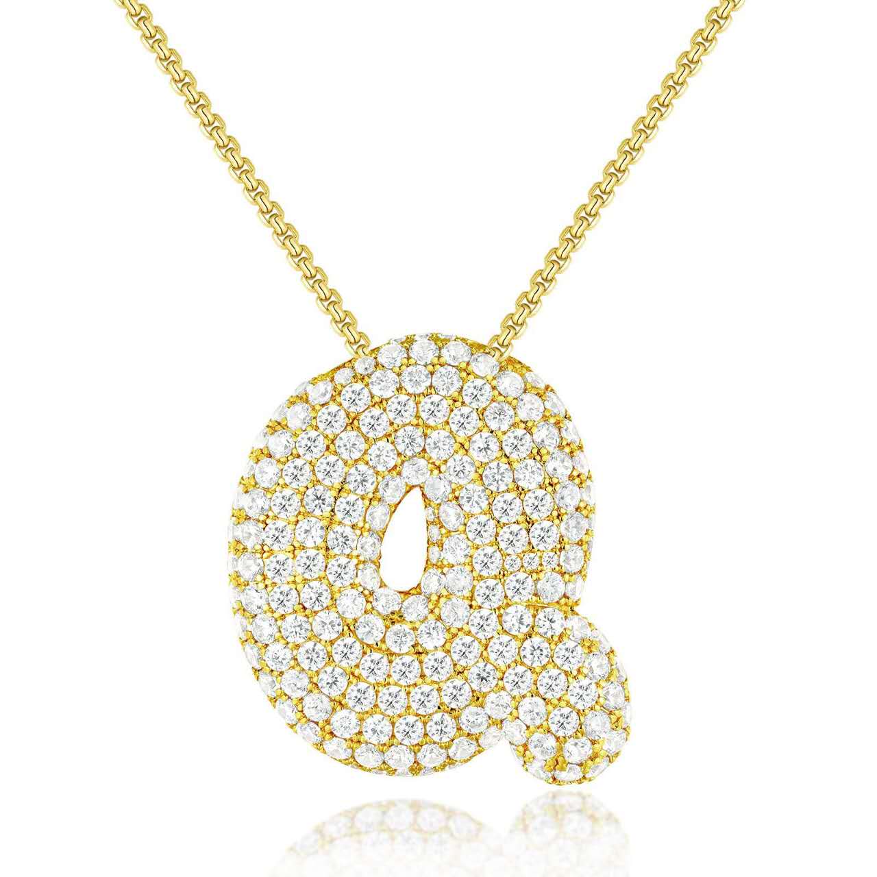 Initial Diamond Necklace II