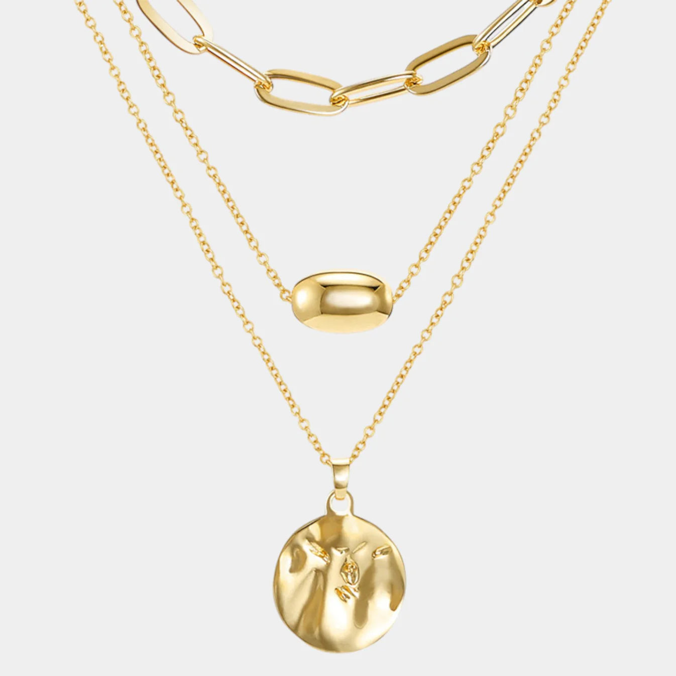 Golden Harmony Layered Necklace