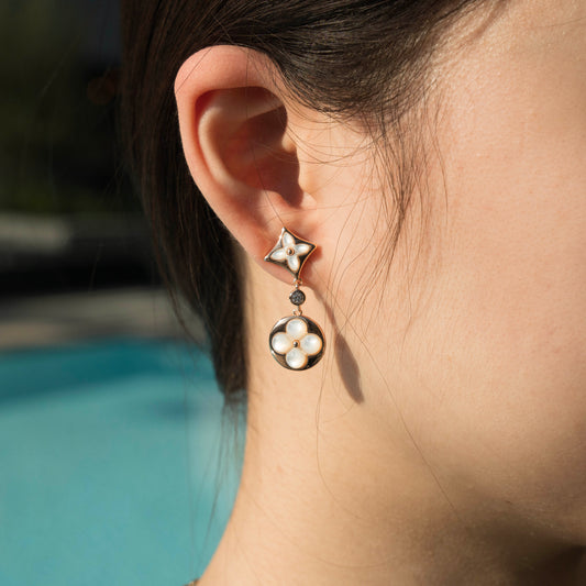 Floral Medallion Earrings