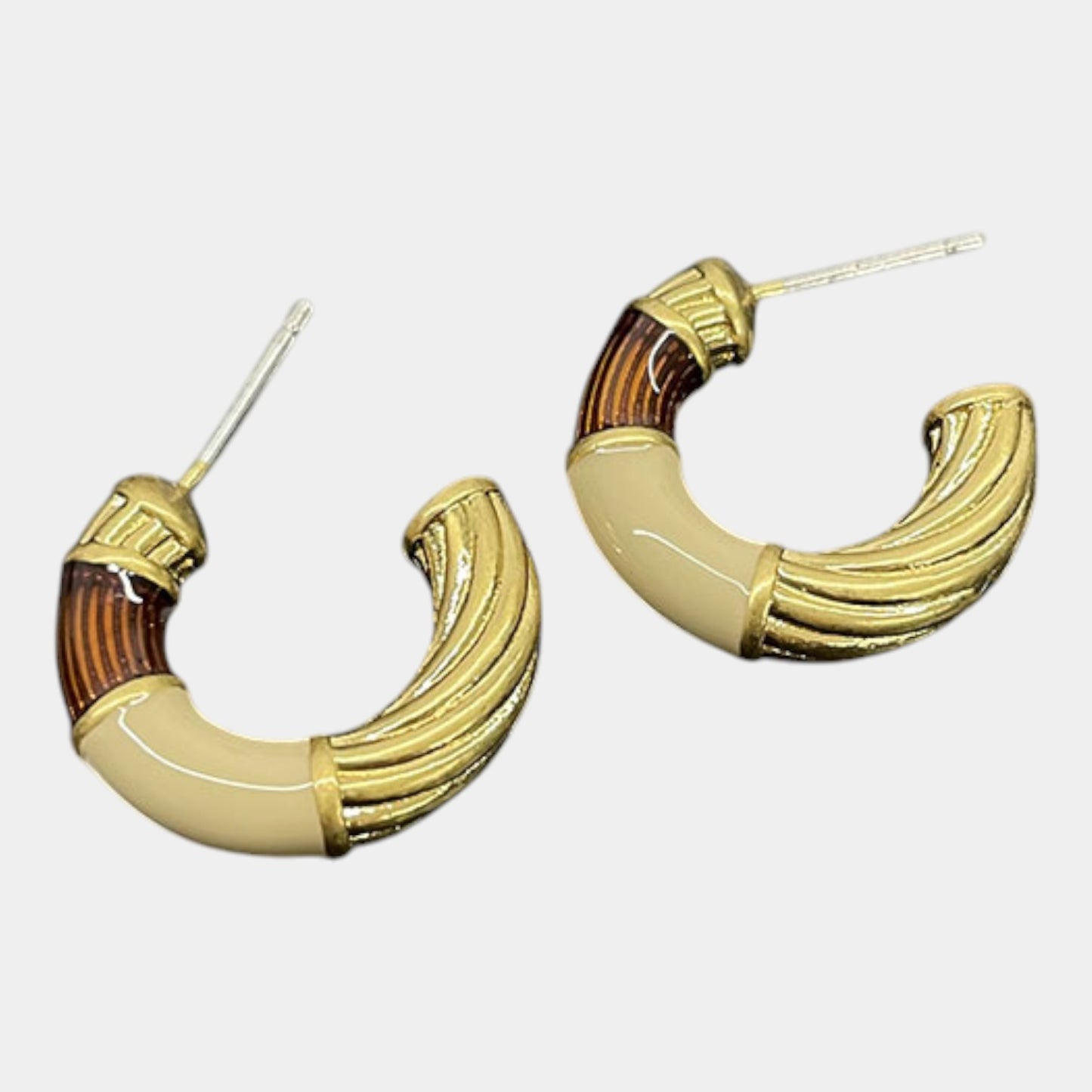 Boucles d'oreilles créoles Eclipse