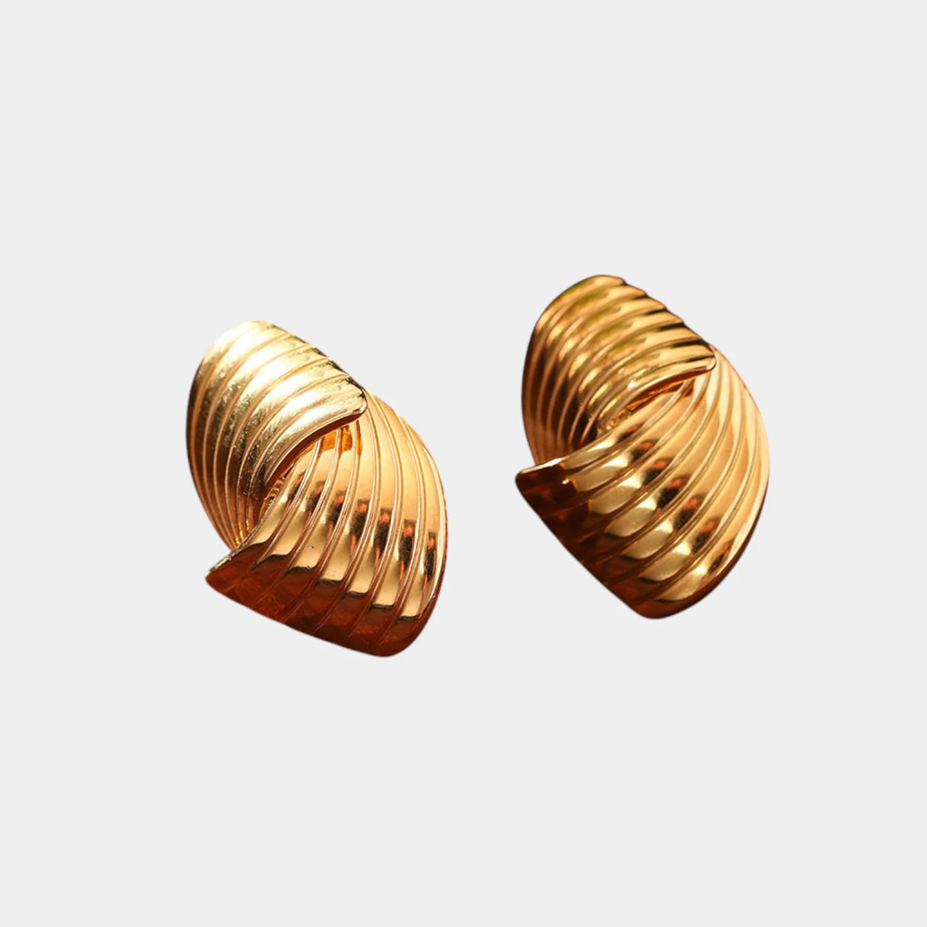 Golden Ripple Earrings