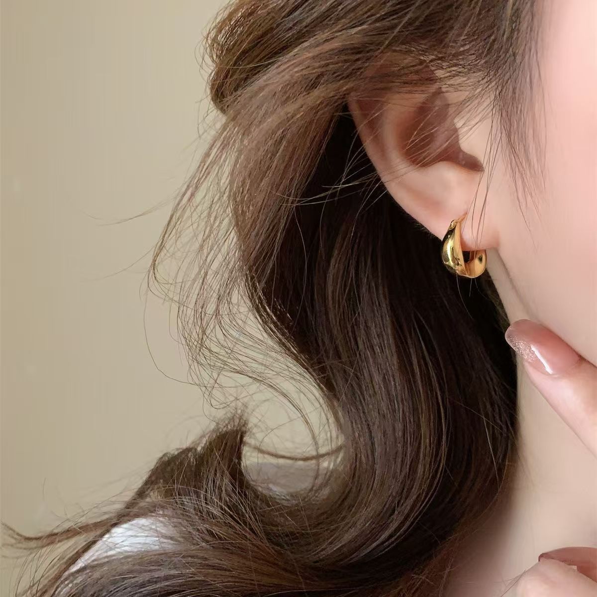 Golden Wave Earrings